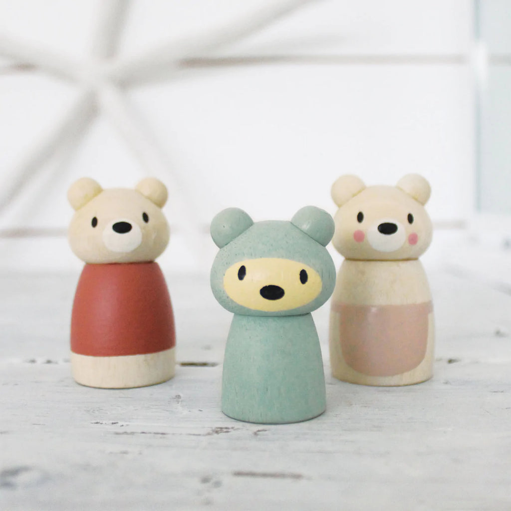 bear tales wooden toy set