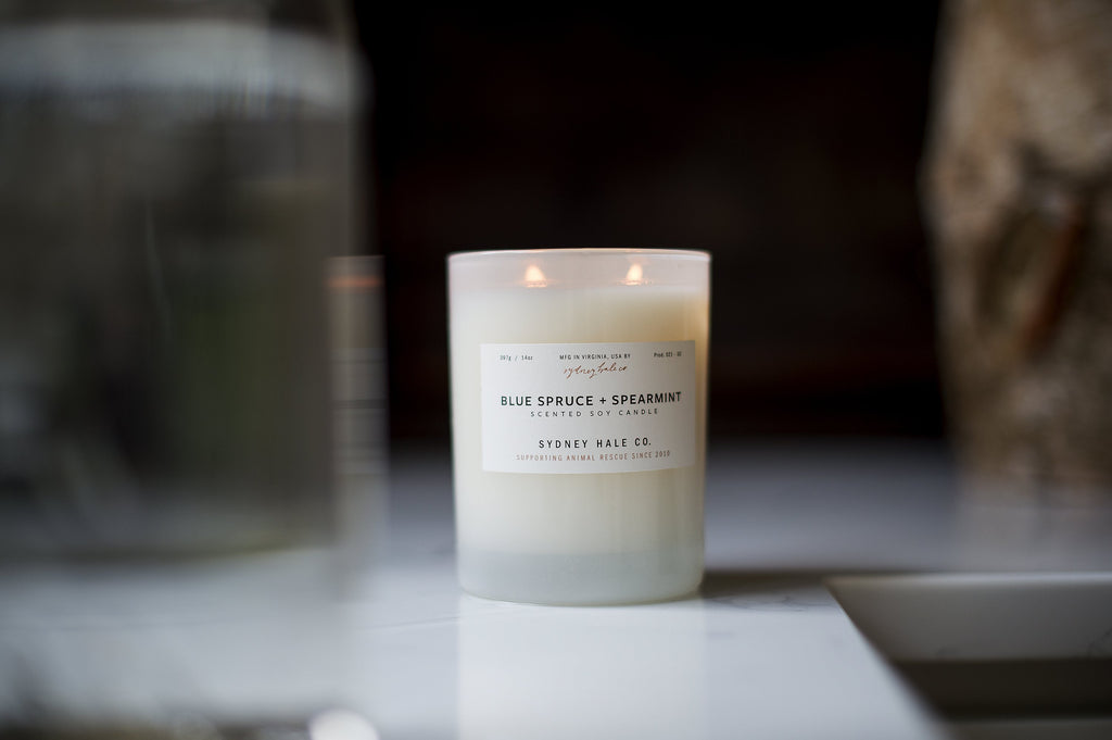 blue spruce + spearmint candle