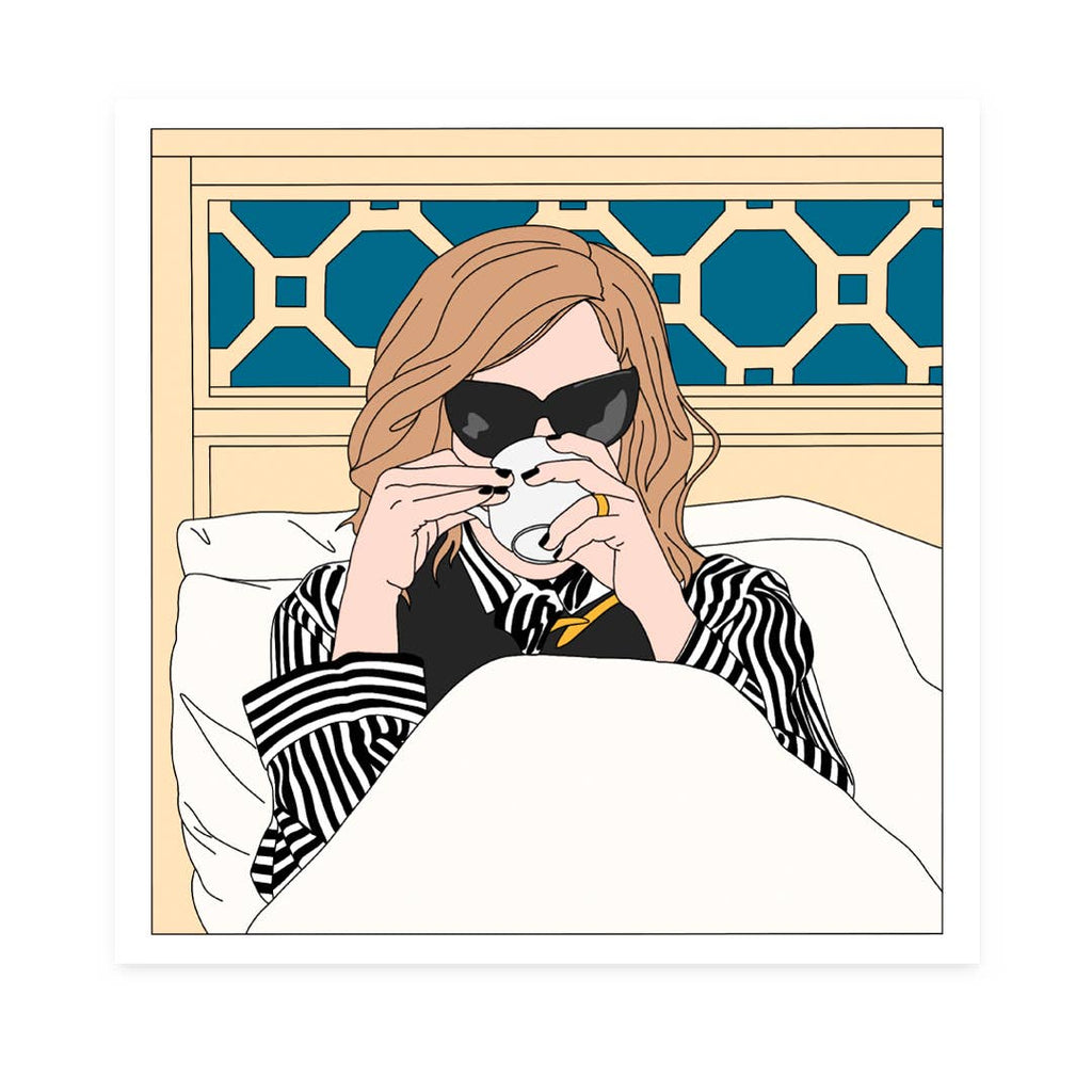 Moira Coffee in Bed Sticker