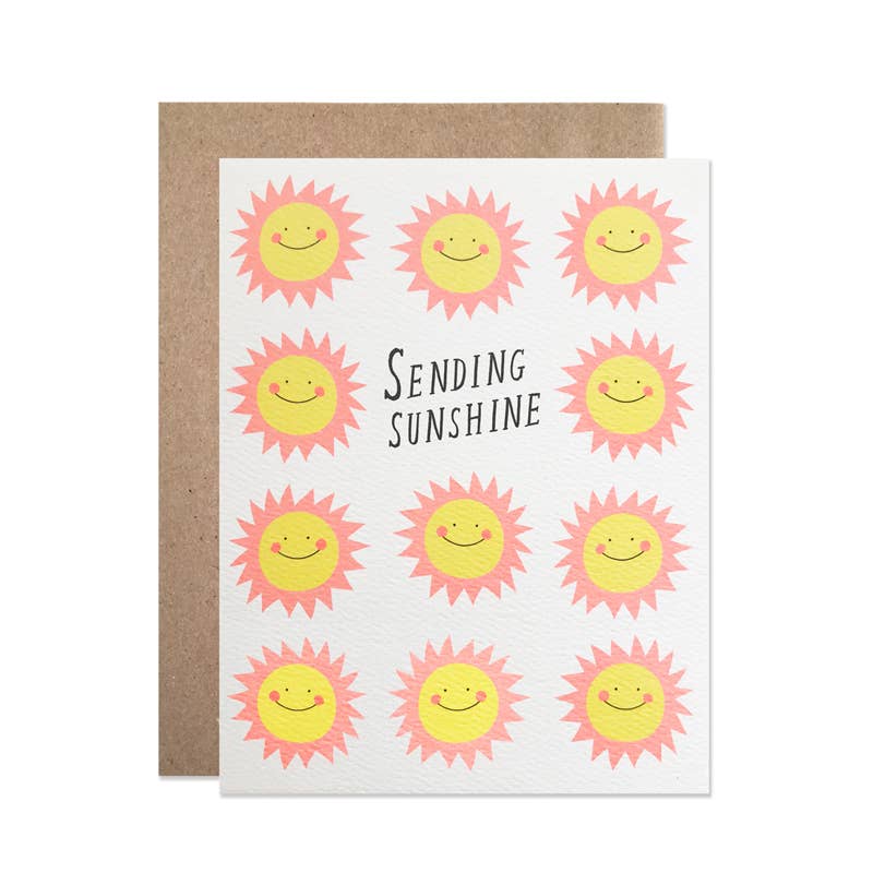 Sending Sunshine Friendship Card
