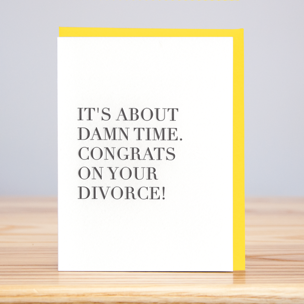 divorce congrats