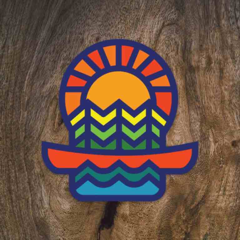 Canoe Sticker