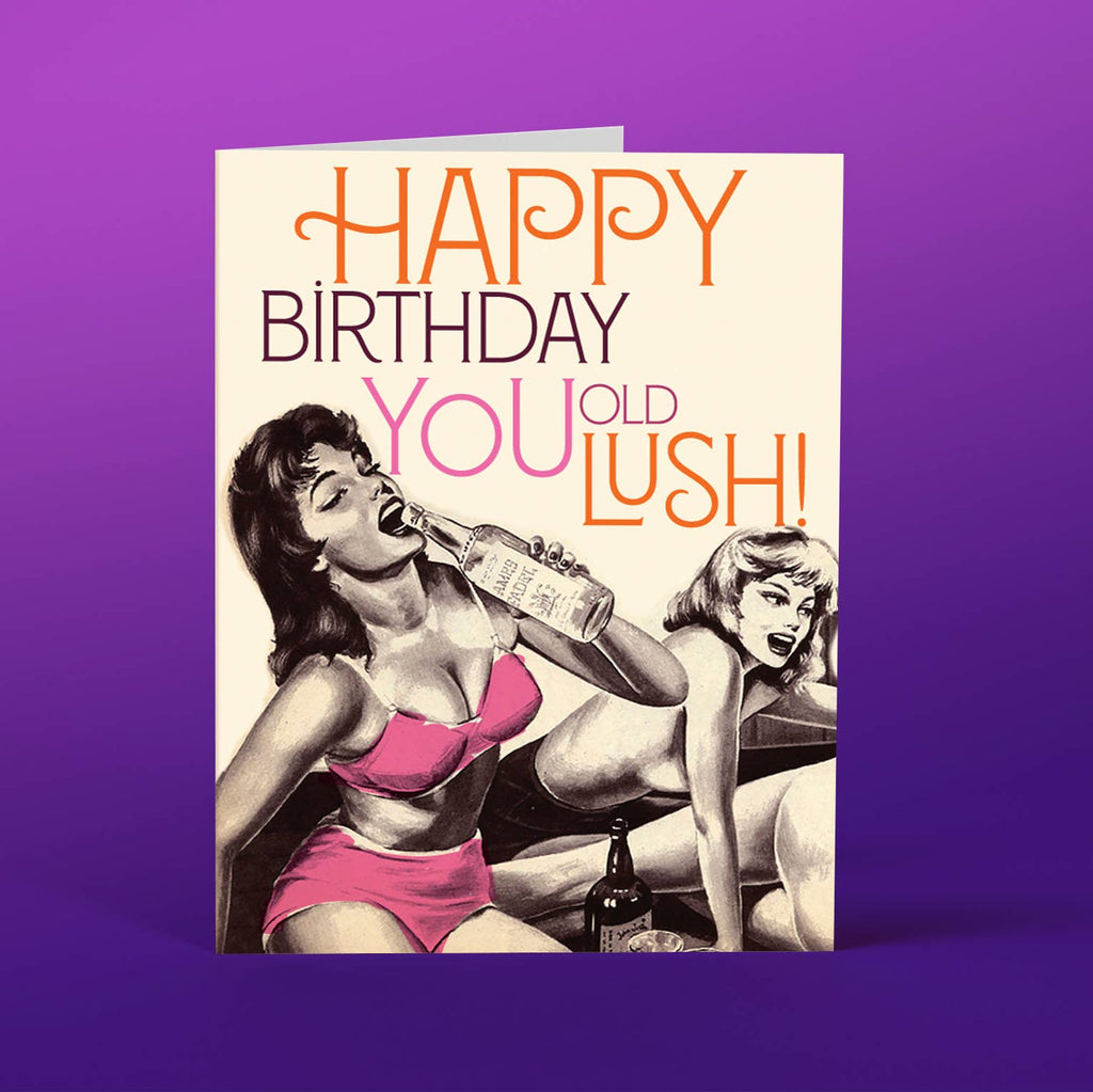 lush birthday card
