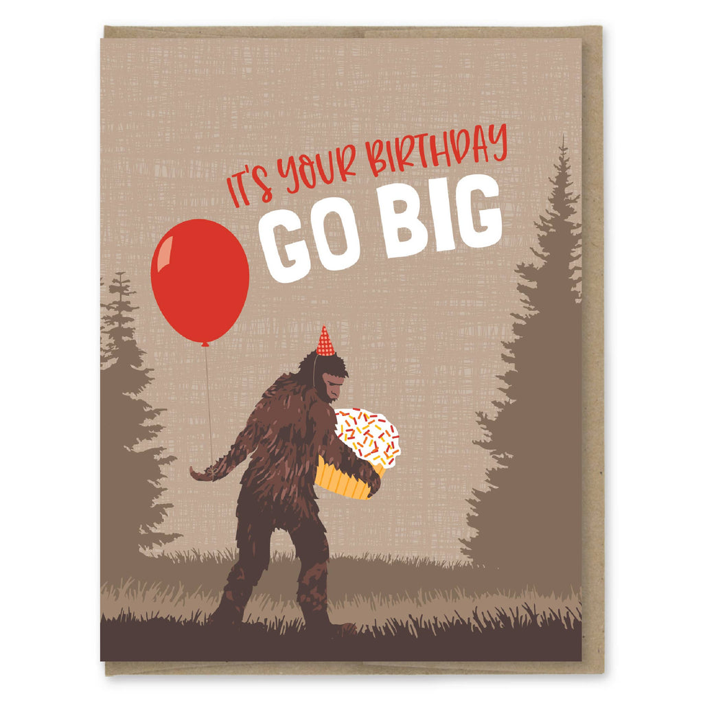 Go Big Birthday Card
