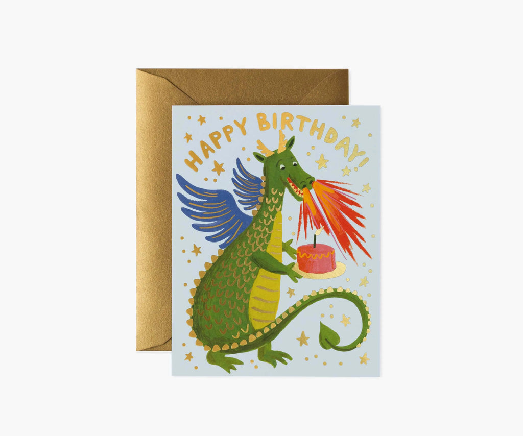 birthday dragon birthday card