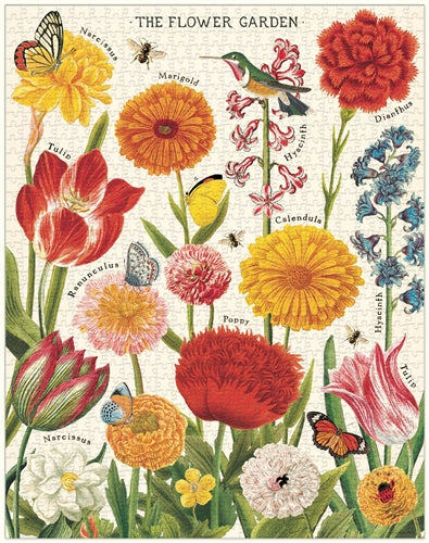flower garden puzzle - 1,000 pc