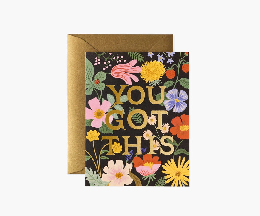 you got this greeting card