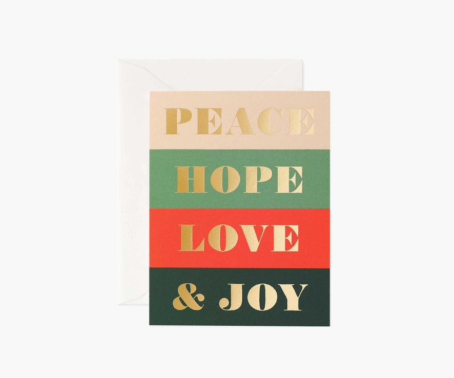 peace & joy card