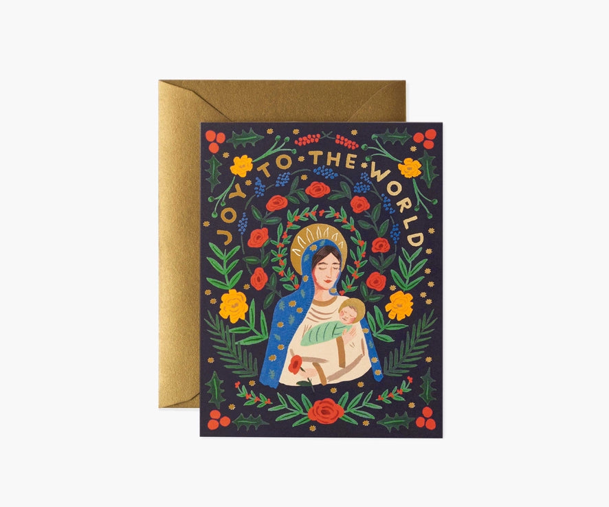 madonna & child card