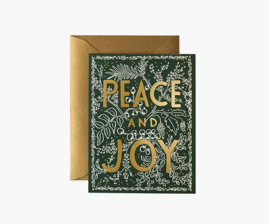 evergreen peace card