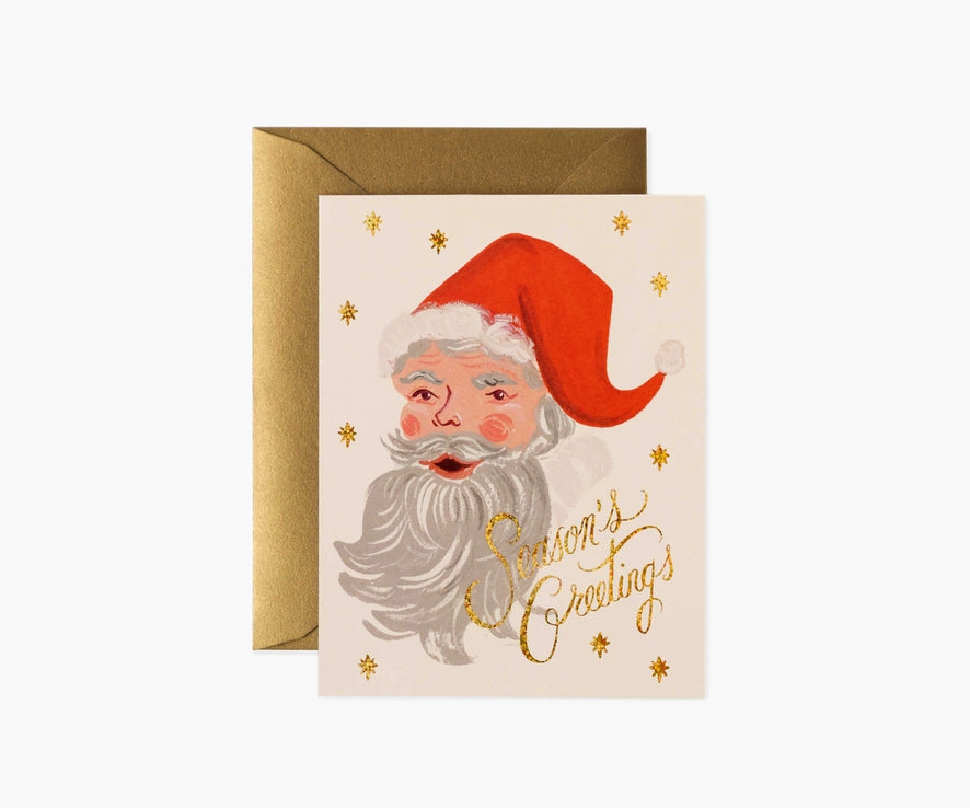greetings from santa card