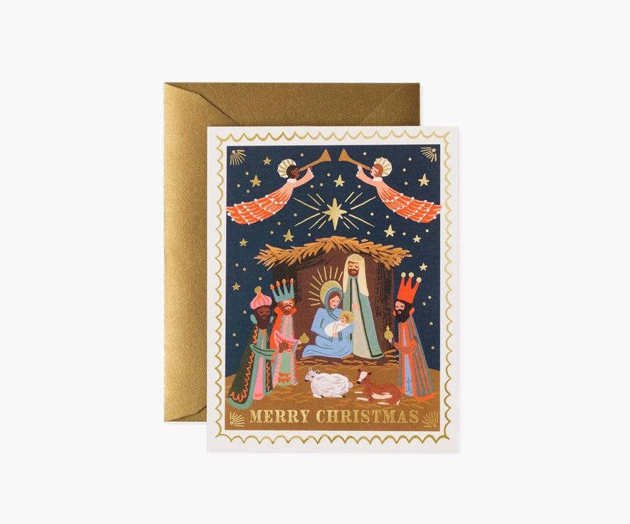 Christmas nativity card
