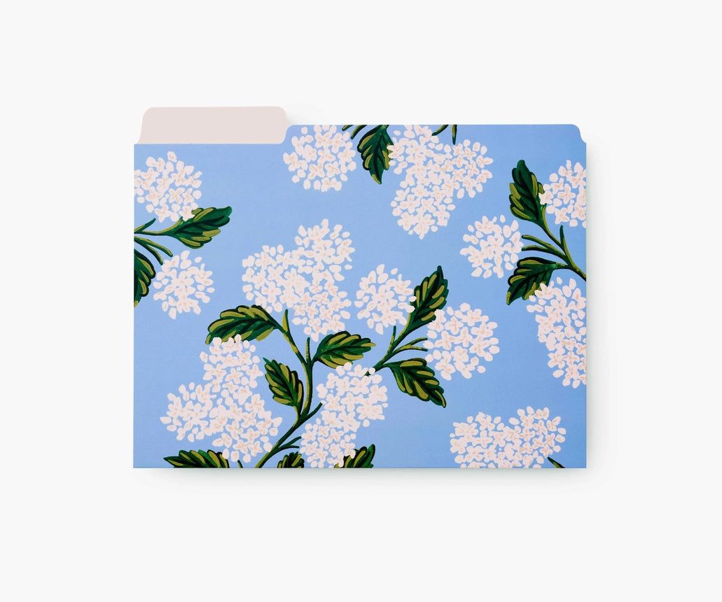 hydrangea file folder set – Atlas General Store