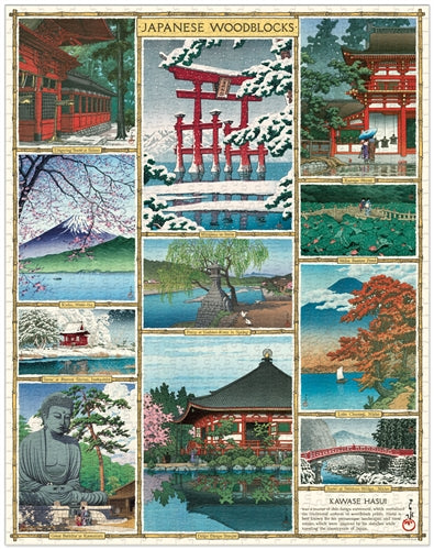 Japanese woodblocks puzzle - 1,000 pc