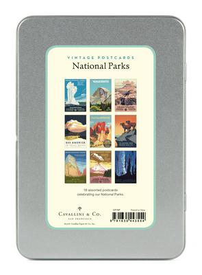 national parks postcard set - 18 count