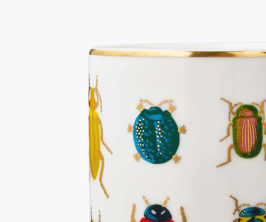 Beetles & Bugs Porcelain Vase